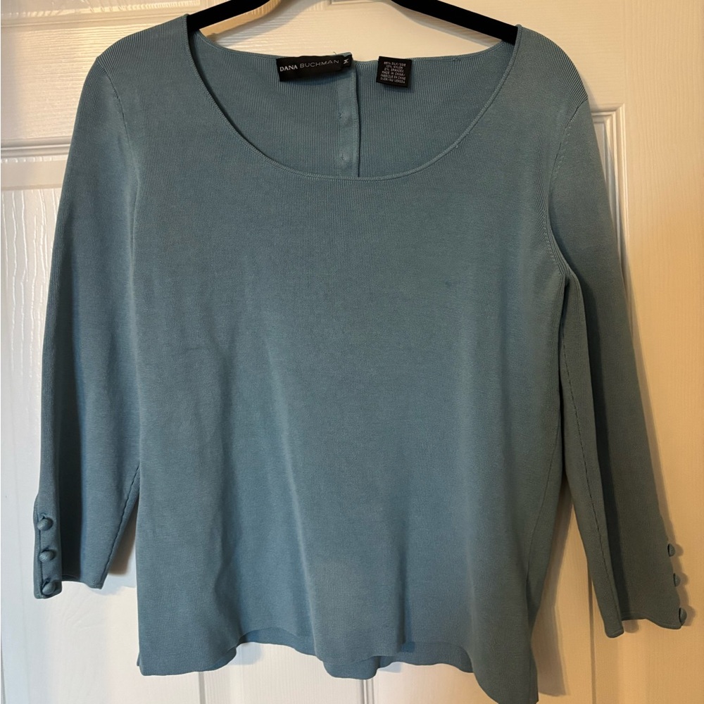 Dana Buchman Women's Blue Blouse